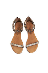 Via Brera 53807 Sandalo Leopard Strass Oro